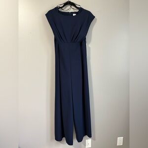 Elegant Navy Blue Women's Dress